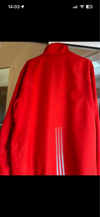 Chaqueta Adidas Roja Hombre