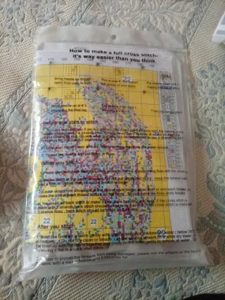 Kit Punto Cruz Ángel Bebé