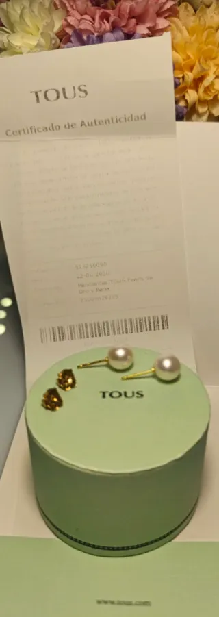 Pendientes Tous Perlas Cultivadas Oro 18K