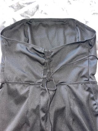 Mono clasico negro largo