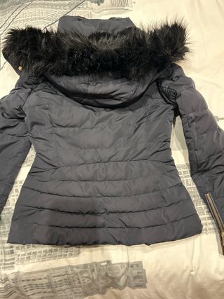 Plumífero Zara Azul Marino Talla XS