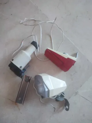 Luces Bicicleta Dinamo y Pilas Rinder