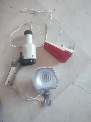 Luces Bicicleta Dinamo y Pilas Rinder