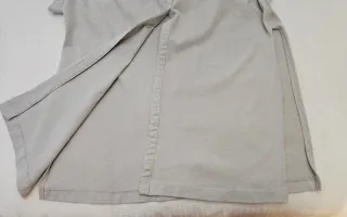 Vestido gris tejido camiseta