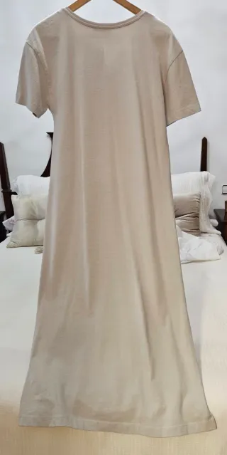 Vestido gris tejido camiseta