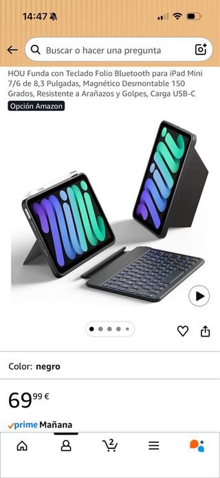 iPad mini 6ª gen(256gb)+ Accesorios