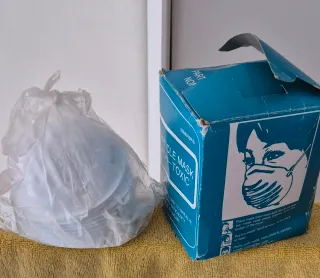 25 Mascarillas de bozal Desechables (Sin Usar)