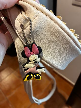 Bolso Minnie Disney Flores y Lazo Rosa
