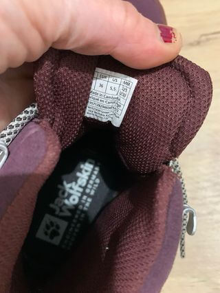 Botas montaña Jack Wolfskin T.36.5