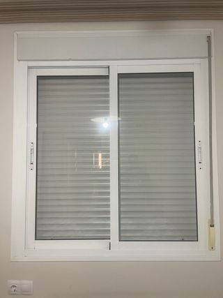 Ventana corredera aluminio blanco
