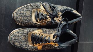 Zapatillas Carolina Herrera Negro y Dorado