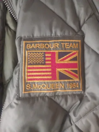 Cazadora Barbour acolchada verde Steve mcqueen tea