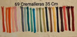 69 Cremalleras Invisibles 35 Cm