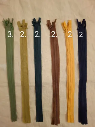 69 Cremalleras Invisibles 35 Cm