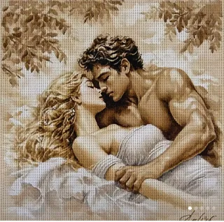 Kit Punto de Cruz Pareja Romántica