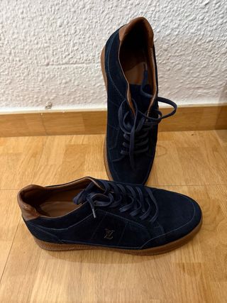 Zapatos Louis Vuitton Azul y Marrón