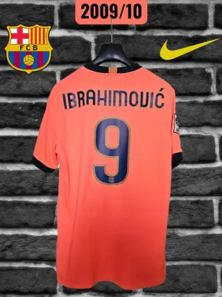 Maglia Barça 09/10 Ibrahimovic 9 Originale