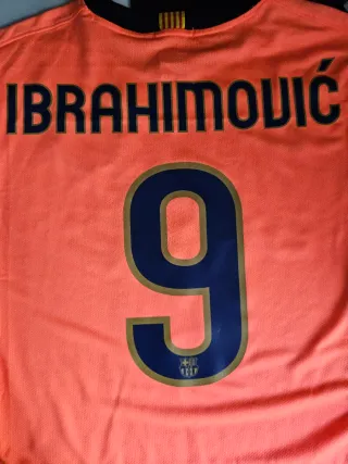 Maglia Barça 09/10 Ibrahimovic 9 Originale