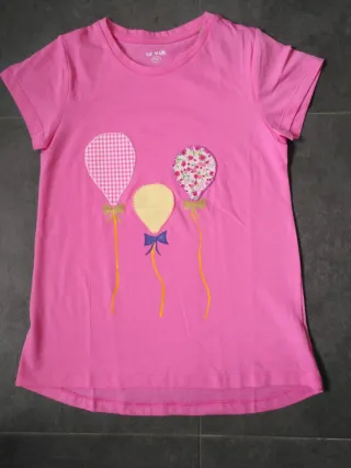 Camiseta tirantes niña flor