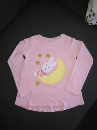 Camiseta tirantes niña flor