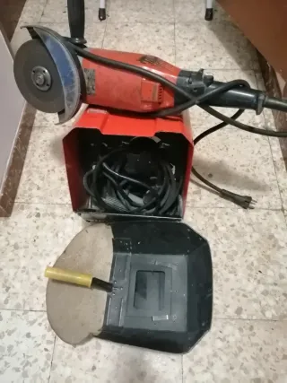 Radial grupo de soldadura y careta