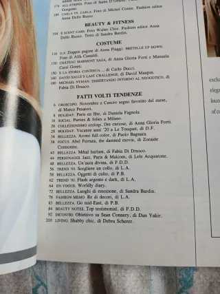 Vogue Italia n.519 novembre 1993 il glamour di Nat