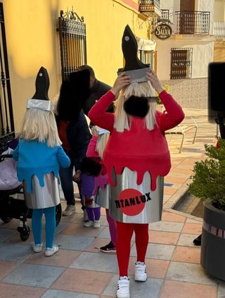 Disfraz Cubo Pintura Titanlux Niño