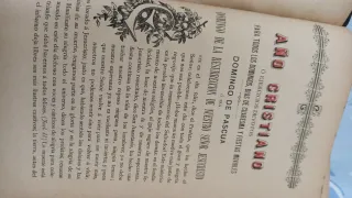 Dos volúmenes de año cristiano dominicas