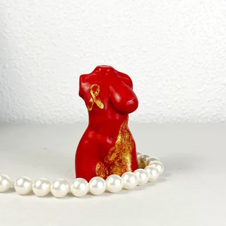 Molde silicona femenino Lazo Rosa 10cm