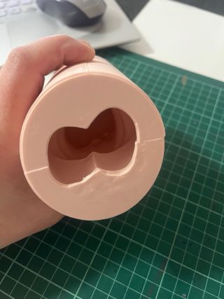 Molde silicona femenino Lazo Rosa 10cm