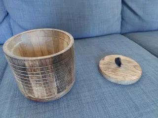 Ciotola in legno con coperchio Maison du Monde