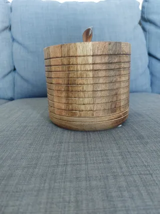 Ciotola in legno con coperchio Maison du Monde