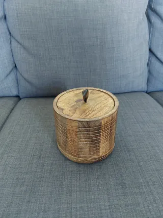 Ciotola in legno con coperchio Maison du Monde