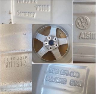 Llantas Orig. Caddy Golf Touran T4 en 16”