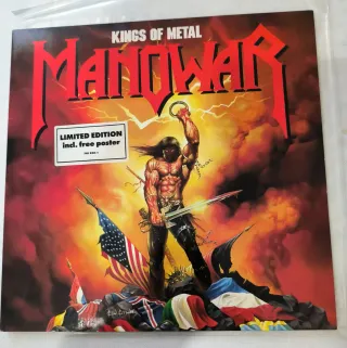Manowar Kings of Metal Vinile Limited Edition