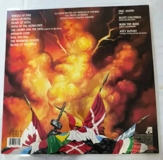 Manowar Kings of Metal Vinile Limited Edition
