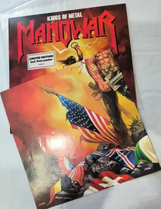 Manowar Kings of Metal Vinile Limited Edition