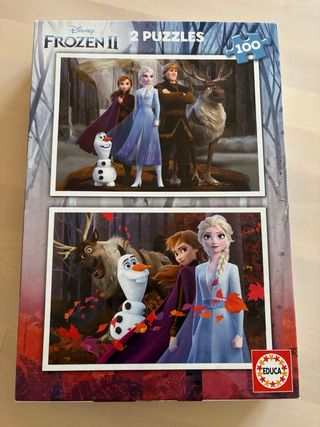 Puzzle Frozen II 2 Puzzles 100 Piezas