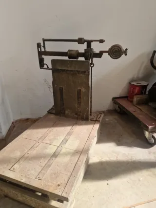 Báscula Romana Antigua 200kg perfecto funcionamien