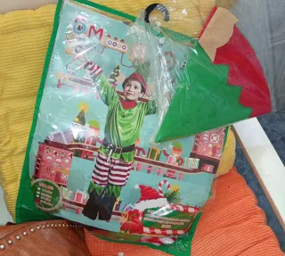 Disfraz de Elfo Navideño Infantil