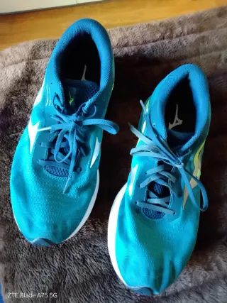 Scarpe uomo Mizuno blu/verde acqua