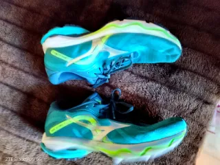 Scarpe uomo Mizuno blu/verde acqua