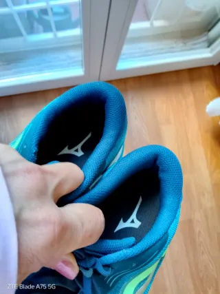 Scarpe uomo Mizuno blu/verde acqua