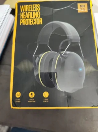 Protector Auditivo Inalámbrico NRR 28dB BT1-YB