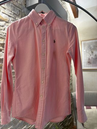 Camisa Polo Ralph Lauren Slim Fit Rosa