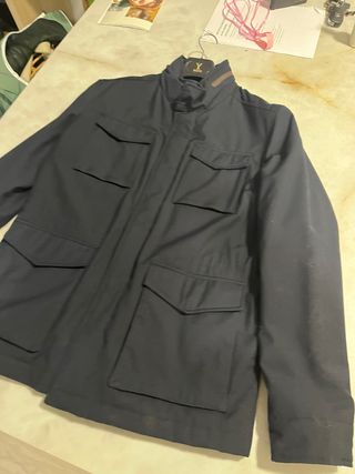 Cazadora Técnica Massimo Dutti Azul