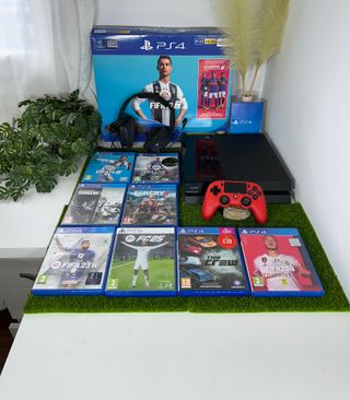 Ps4 | 8 juegos | Mando | Cascos