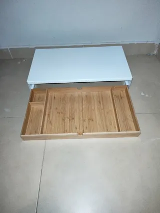 Soporte Monitor Ikea Elloven Blanco