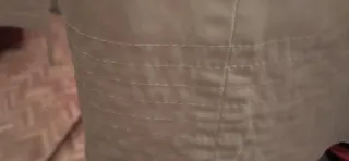 Gabardina Zara Blanca Talla M