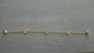 Pulsera Swarovski Oro rosa y cristales